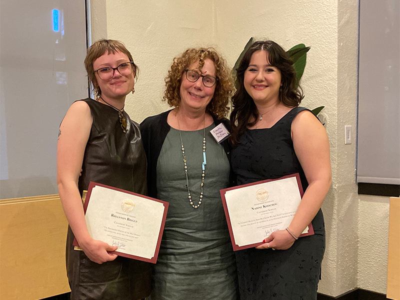 Rhiannon Briggs ‘24, Claudia Monpere McIsaac, Nadine Koochou ‘24