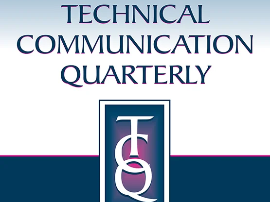 Technical Communication Quarterly cover, Oct-Dec 2024