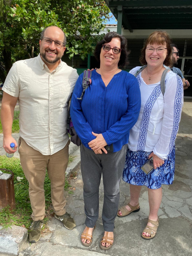 Assistant Professor Paul Schutz, Interim Provost Lisa Kloppenberg, Sr. Assistant Dean of CAS Kathleen Schneider