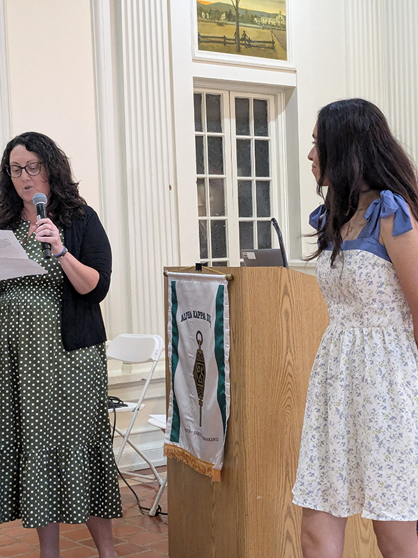 2025 Sociology Alumni Award award presentation