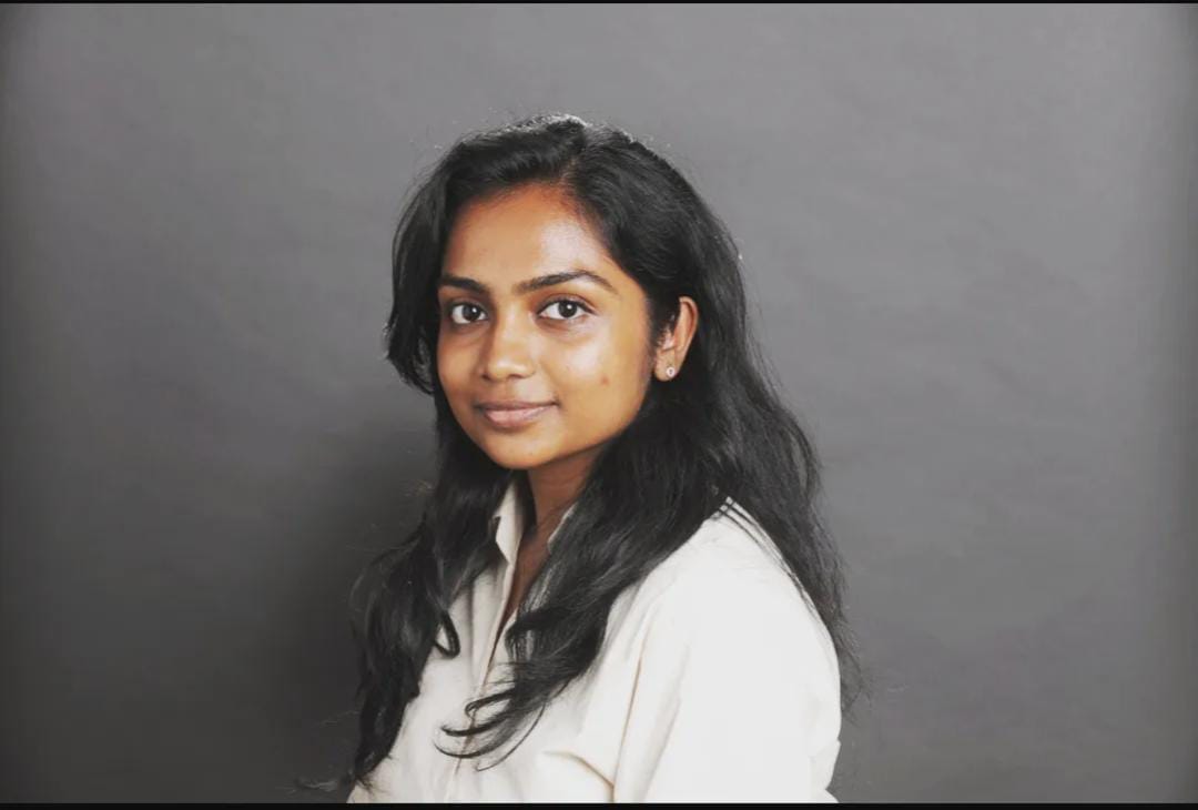 A headshot of a person named Shruthi Suresh