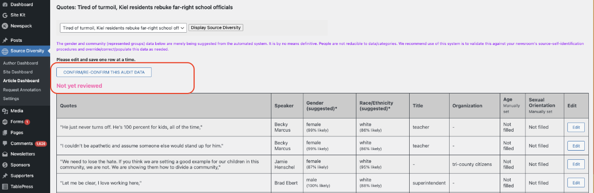 Before Review Confirmation. Credit: Wisconsin Watch, Coburn Dukehart; Seattle Times