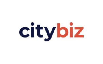 White background with the word citybiz.