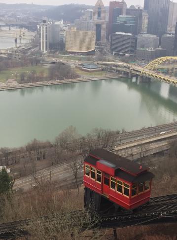 Appalachia view of city & river