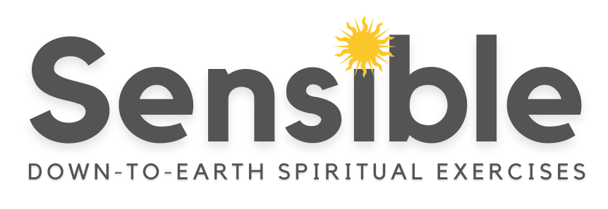 Sensible down-to-earth spiritual exercises Sensible logo with tagline 'Good To Eat - Special Stories.'