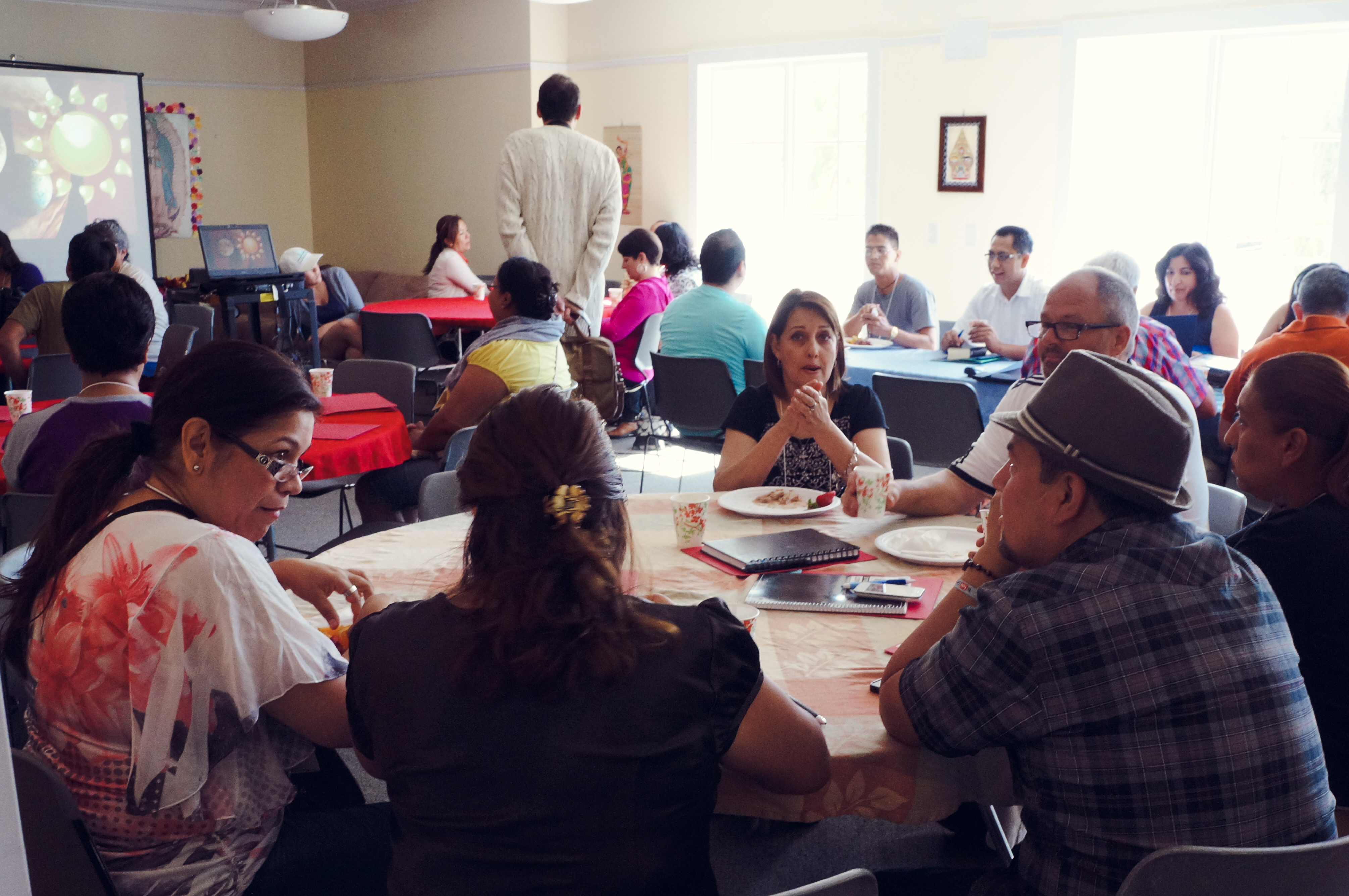 People attending workshop 