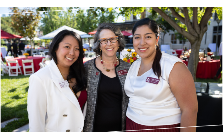 Leavey Staff and Academic Leadership at a commencement celebration for MBA and MS students