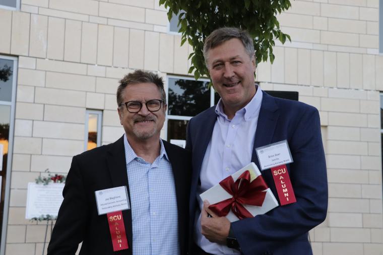 Joe M and Brian B - Alumnus of the Year presentation