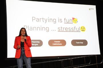 Laila Marshall presents at Demo Day 2025