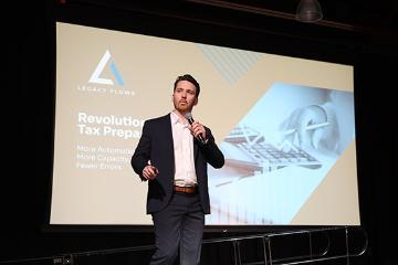 Philip Park presenting at Demo Day 2025