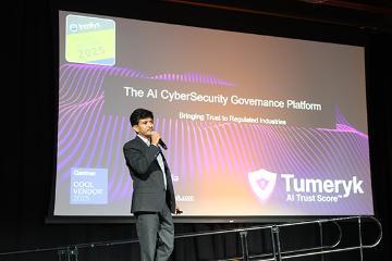 Rohit Valia presenting at Demo Day 2025