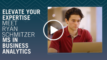 Elevate Your Expertise: Meet Ryan Schmitzer, MS in Business Analytics