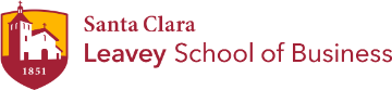 Santa Clara Leavey School of Business positive logo to be used light backgrounds Santa Clara Leavey School of Business