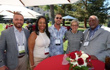 BCBR Co-founders and participants with SCU President Julie Sullivan