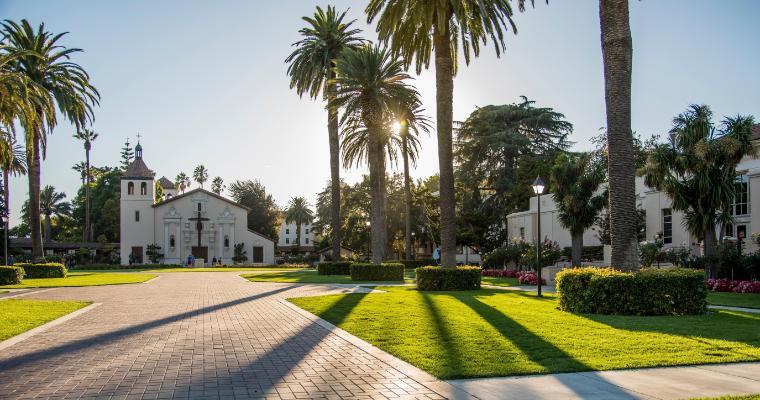The Mission Church on Santa Clara University's campus image link to article