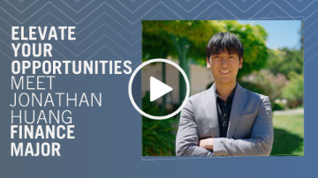 Elevate Your Opportunities, Meet Jonathan Huang, Finance Major