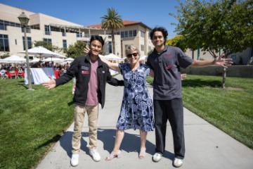 Leavey Ambassadors with Jo-Anne