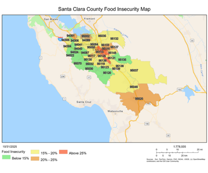 Food Insecurity Map