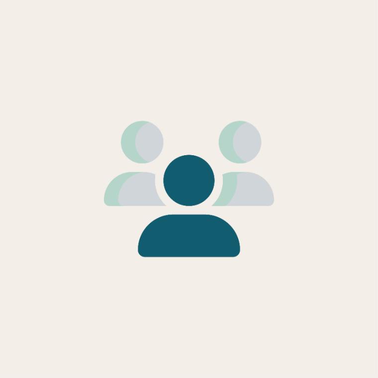 an icon of a group of three employees
