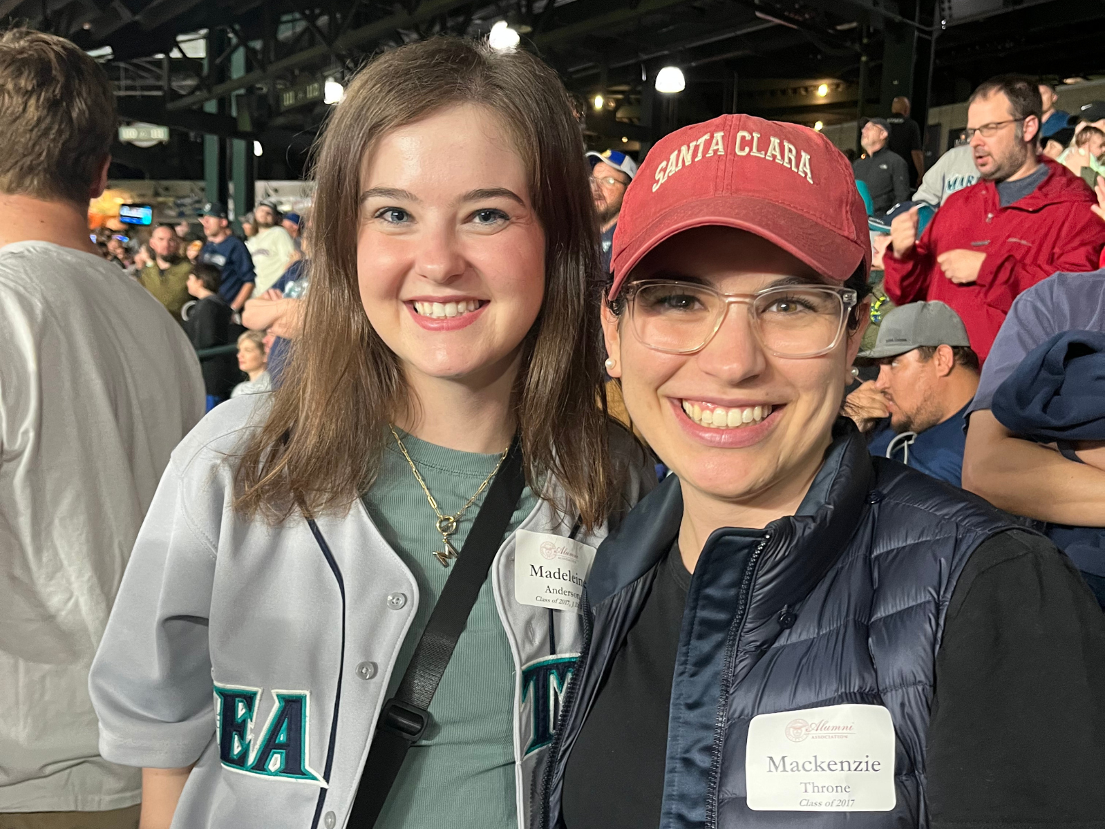 Alumni at a Mariner's Seattle Game