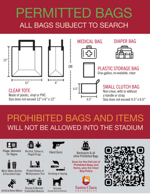University Bag Policy