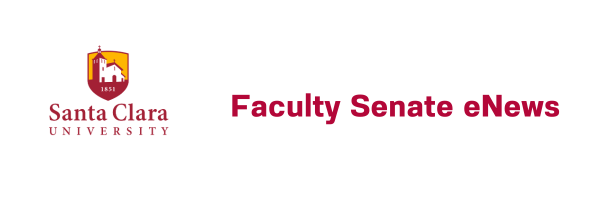 SCU New Logo and Faculty Senate eNews Banner