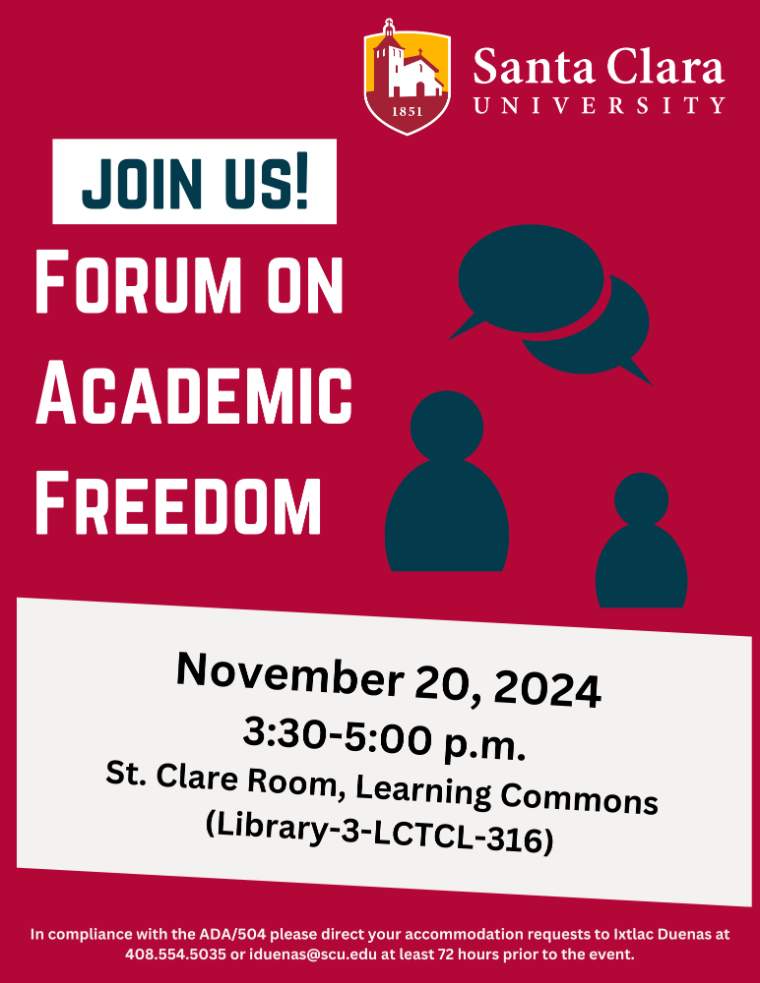 Event Announcement for Academic Freedom Forum