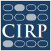 CIRP logo with oval shapes in background.