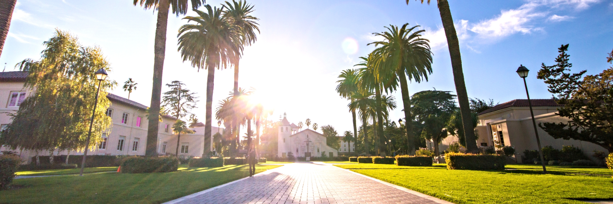 Mission Church in sunlight 