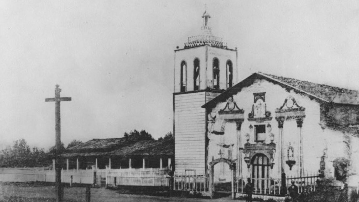 Old Mission Church drawing 