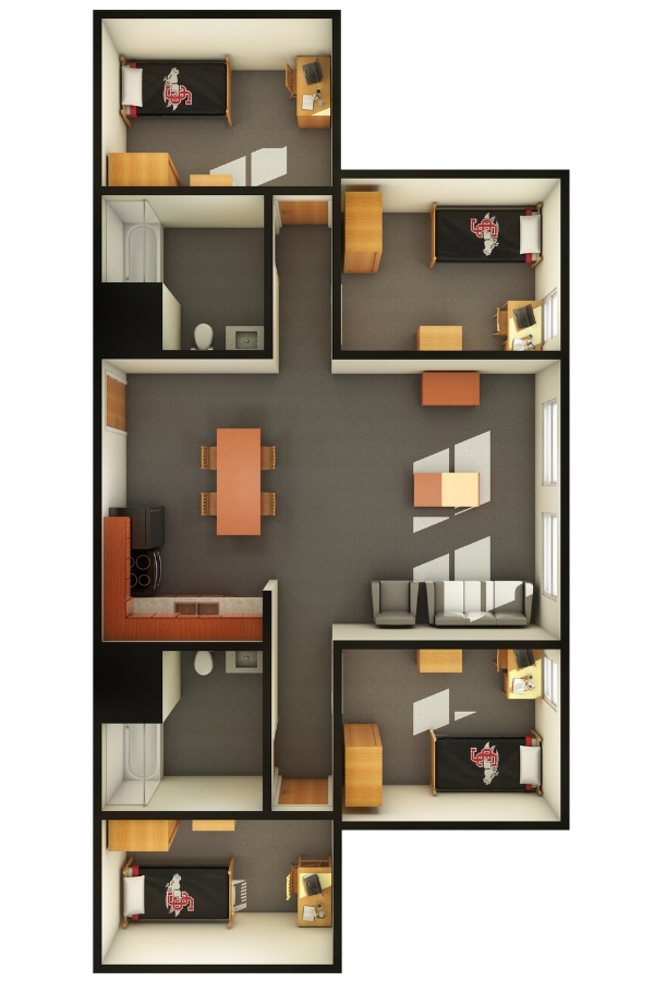 Sobrato Apartment Layout