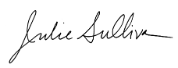 Julie Sullivan Signature