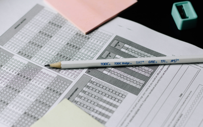 scantron and pencil exam 