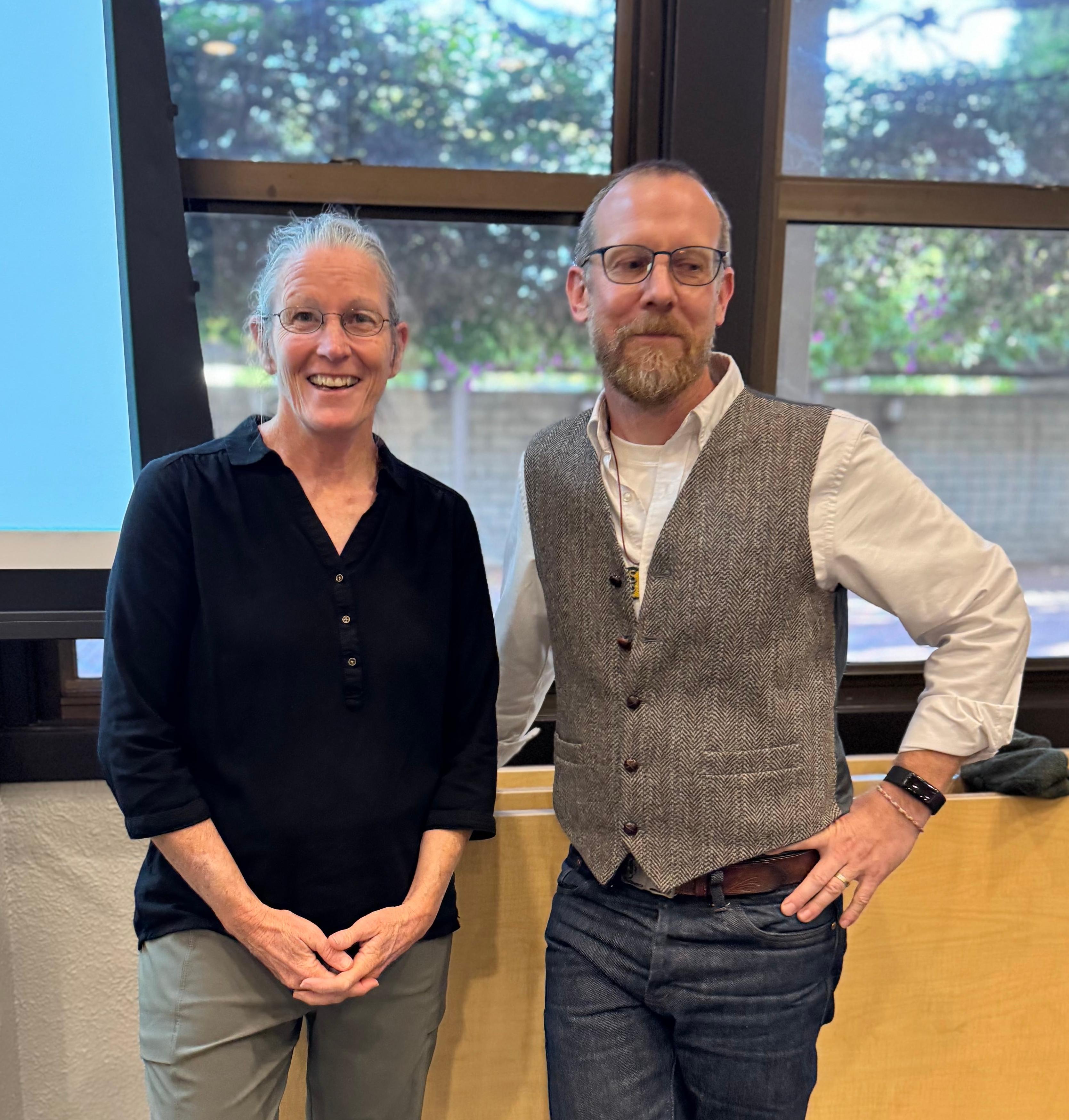 Patti Simone and Andrew Evans