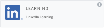 LinkedIn Learning Entitlement Tile from the MySCU Portal