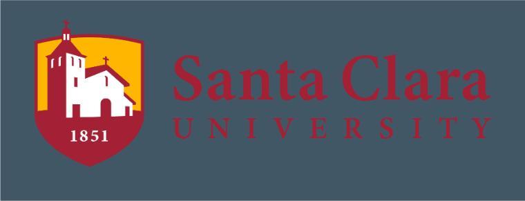 New SCU Logo in positive version used wrongly on a dark color background 