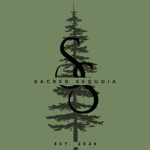 Sacred Sequoia Wellness tree logo