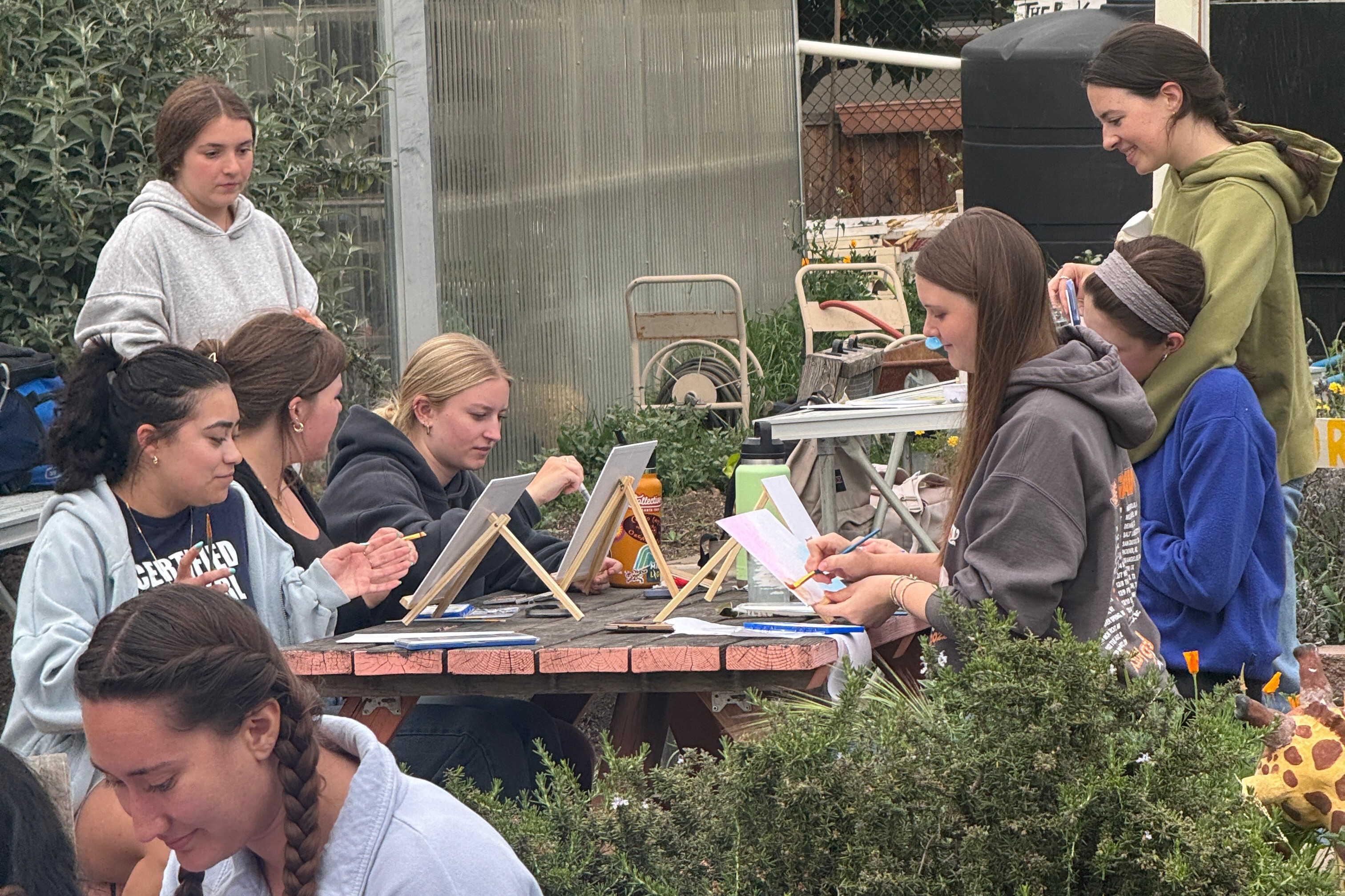 painting in the Forge