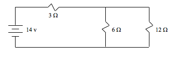 A labeled diagram with battery, resistor, and inductor in a circuit loop.