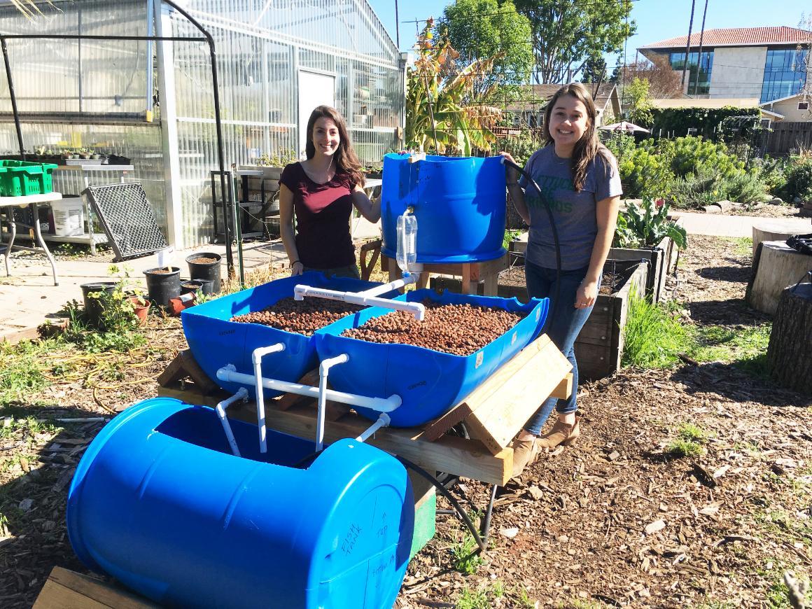 Cristina Whitworth and Lauren Oliver designed and built an aquaponic farming system for women in Uganda.