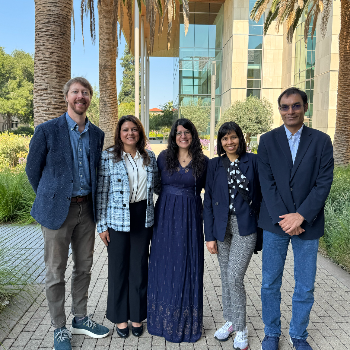 A photo of Maria Kyrarini with group for NSF Press Release image link to story