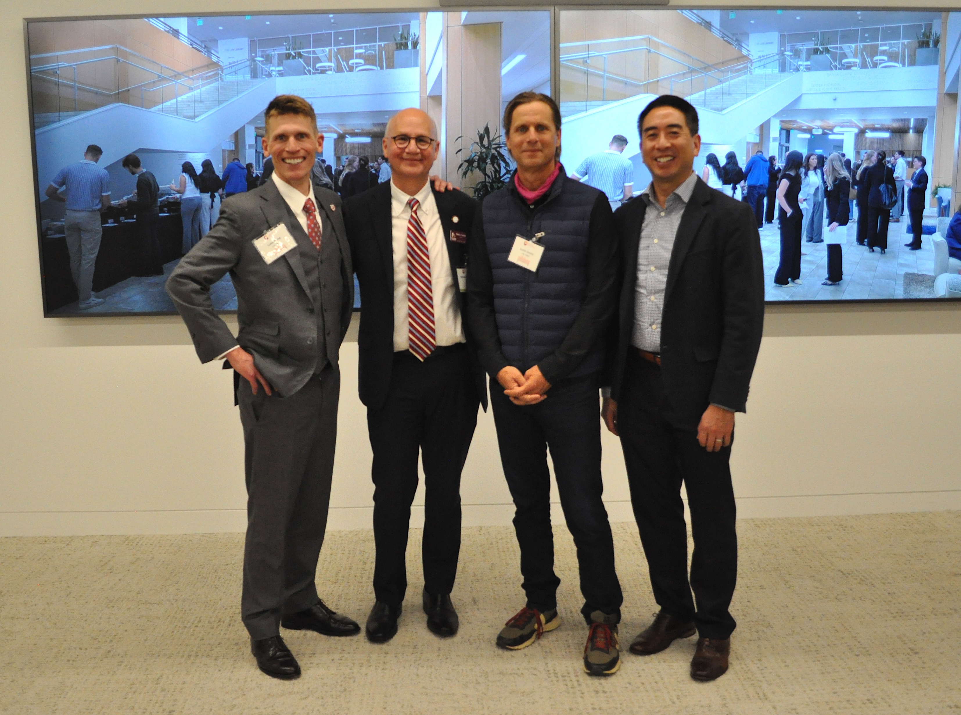 Group photo with Pillsbury Partners and Dean Kaufman image link to story