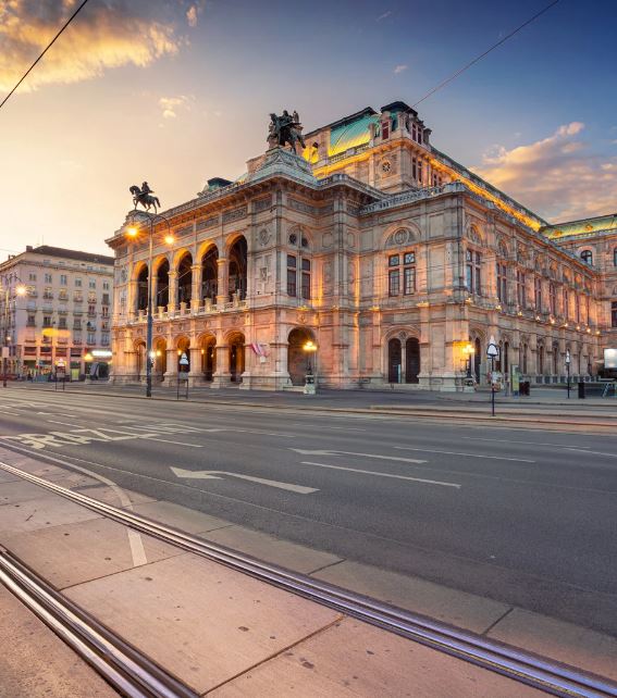 Old building in old town vienna 