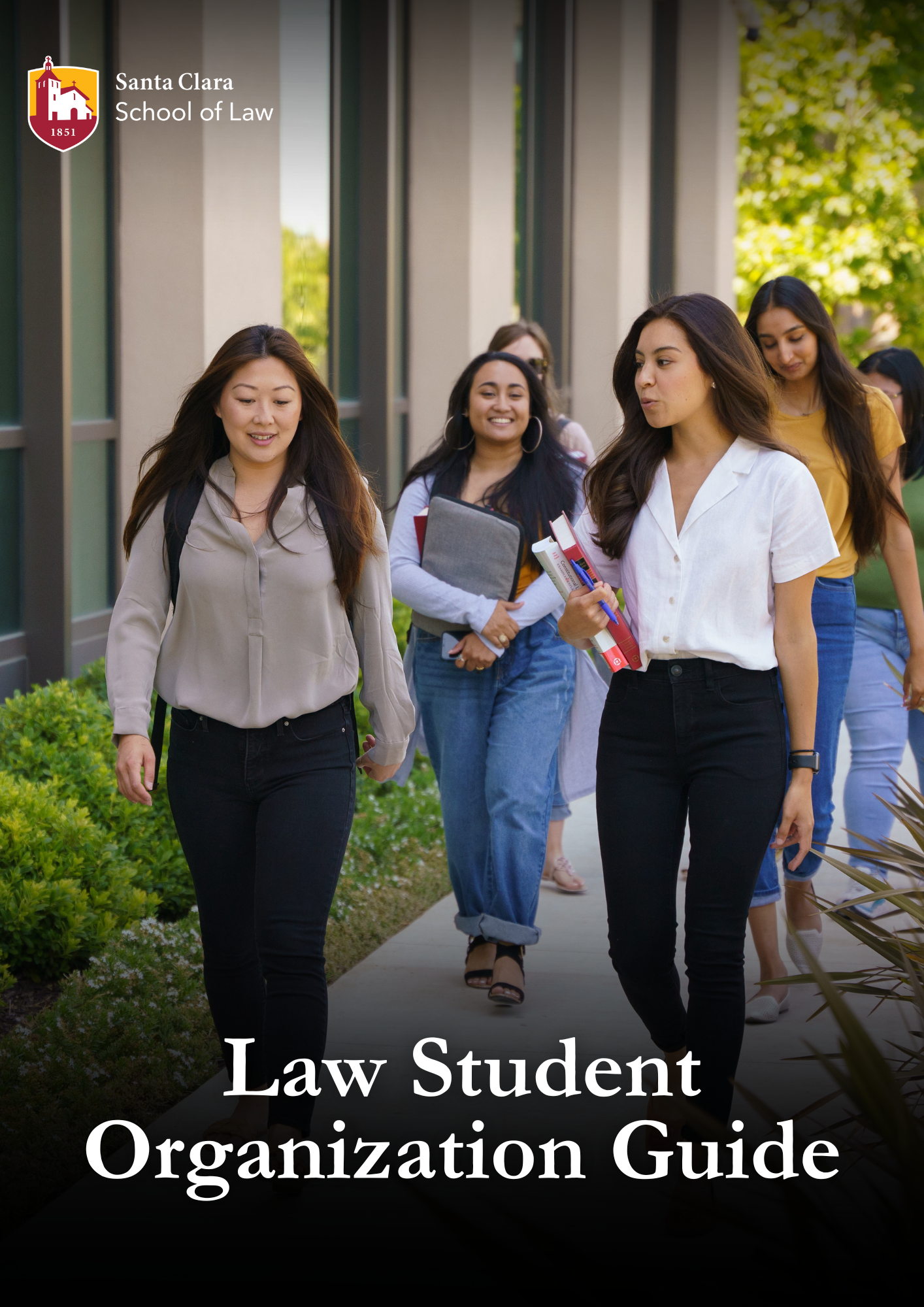 Coverpage of the LSO Guide showing students walking together 