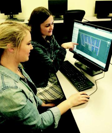 From left: Kaelynn Willey and Ellen McKay