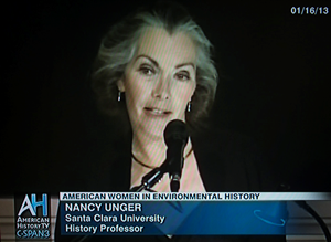 Image of Nancy Unger on American History TV - CSPAN3 January 20213